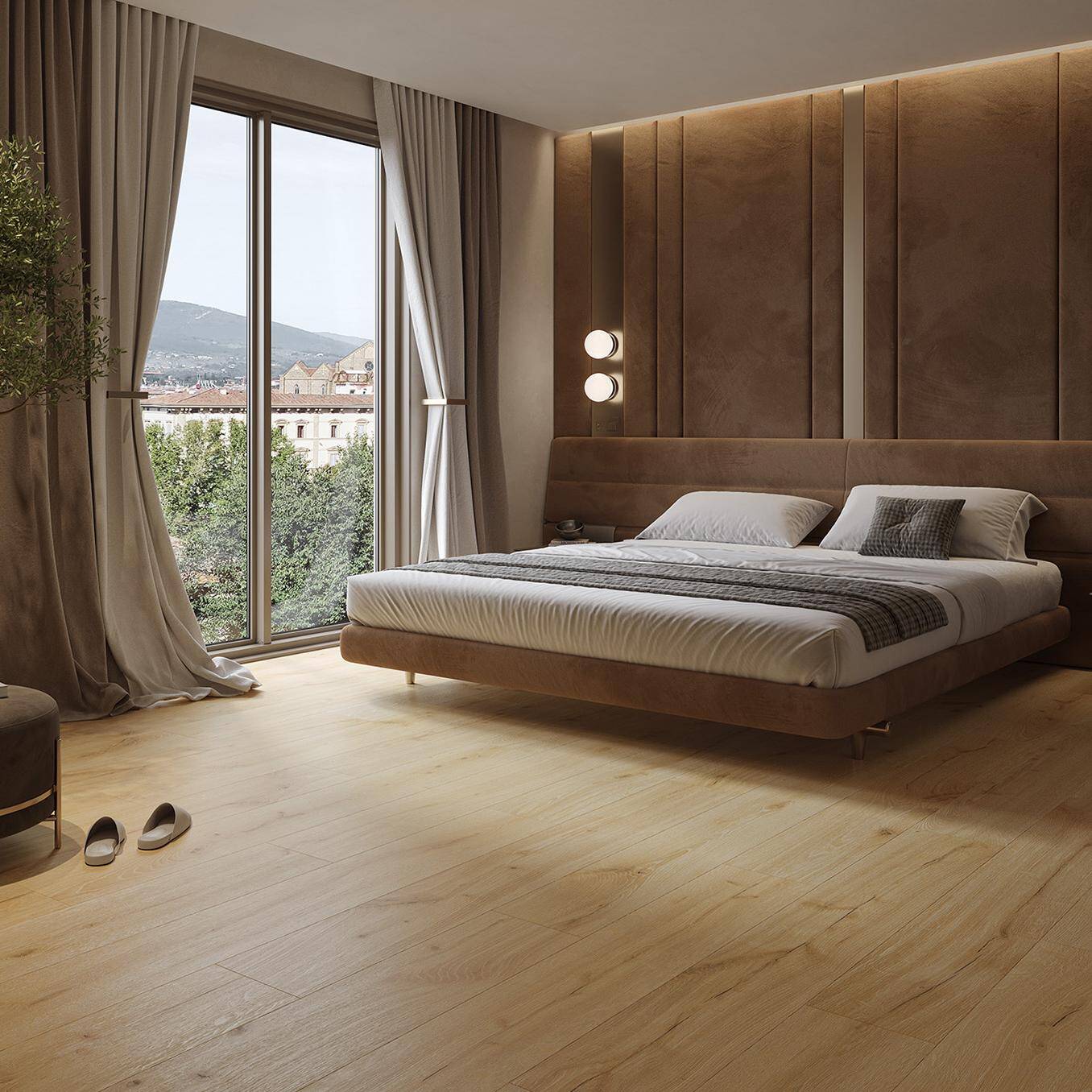 panele winylowe barlinek nextstep large dab imbirowy